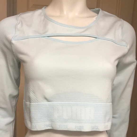 Puma Athletic/Athleisure Cropped Shrug Top, XL, NWT! - Picture 1 of 9